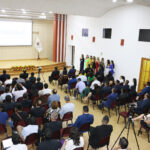 Congresista José Luna Gálvez llega a sesión descentraliza de grupo de trabajo y aprovecha para presentar candidatos de su partido