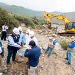 JURP INICIA LIMPIEZA EN QUEBRADA HUASCARÁN PARA PROTEGER A CIENTOS DE FAMILIAS DE CALIFORNIA EN VIRÚ