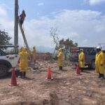 EJECUTAN DIQUES DE CONTINGENCIA EN QUEBRADA HUASCARÁN PARA PROTEGER POBLACIONES Y CULTIVOS DE VIRÚ