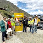 COMPAÑÍA MINERA PODEROSA DONA TUBERÍAS PARA LA REACTIVACIÓN DEL CANAL DE RIEGO EN EL ANEXO DE SUYUBAMBA